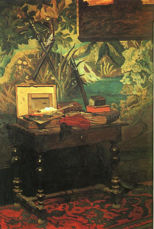 Claude Monet A Corner of the Studio Spain oil painting art